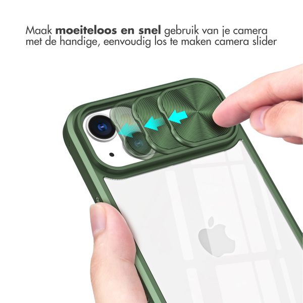 imoshion Camslider Backcover iPhone 13 - Donkergroen