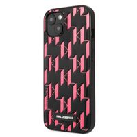 Karl Lagerfeld Hardcase Backcover Monogram Plaque iPhone 13 - Roze