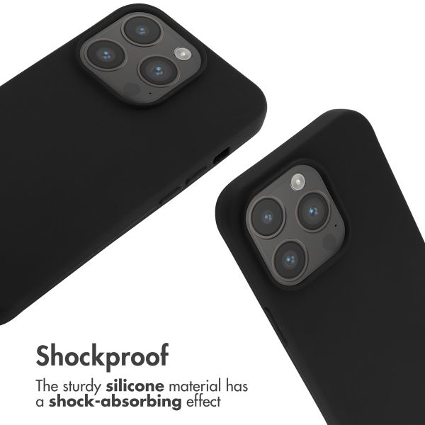 imoshion Silicone Case with Strap Apple iPhone 14 Pro - Black