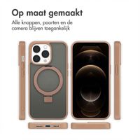 Accezz Ring Stand Backcover met MagSafe Apple iPhone 13 Pro Max - Bruin