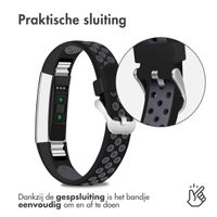 imoshion Siliconen sport bandje Fitbit Alta (HR) - Zwart/Grijs