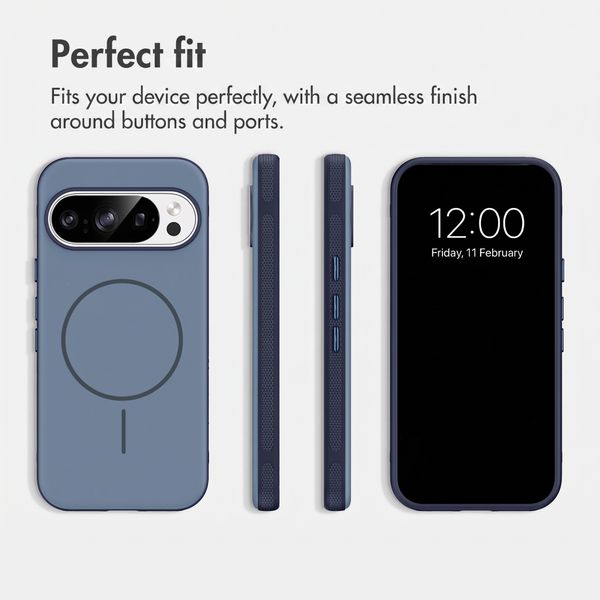 imoshion Colour Case with Thin MagSafe Ring Google Pixel 11 / 11 Pro / 10 / 10 Pro - Dark Blue