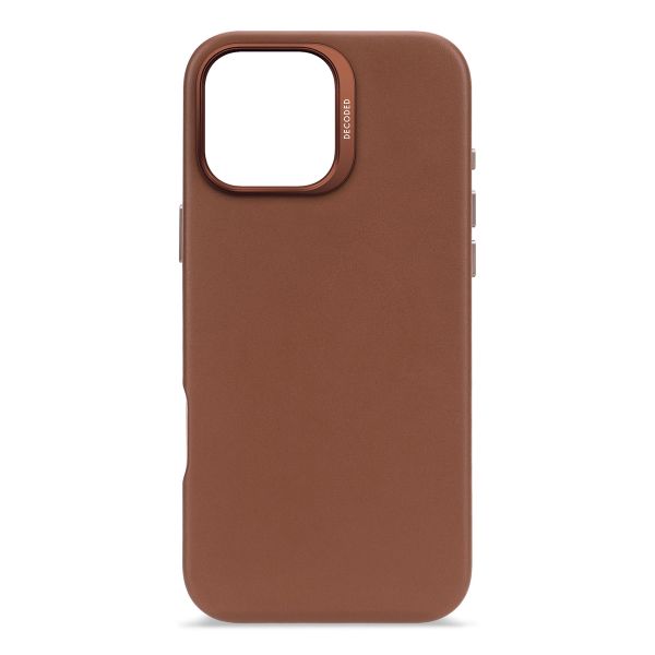 Decoded Leather Backcover MagSafe Apple iPhone 16 Pro - Tan