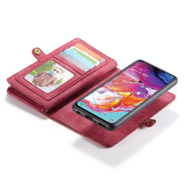 CaseMe Luxe Lederen 2 in 1 Portemonnee Bookcase Samsung Galaxy A70
