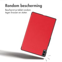 imoshion Trifold Bookcase Samsung Galaxy Tab S11 Ultra - Rood