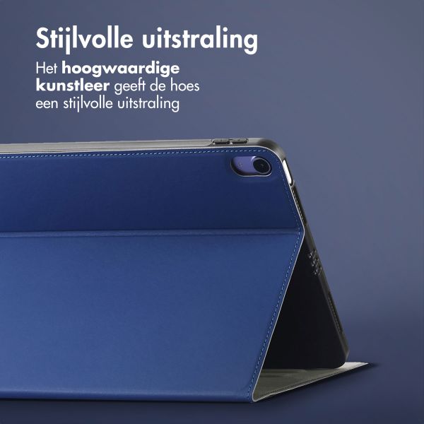 Accezz Classic Tablet Case Apple iPad Mini 7 (2024) / iPad Mini 6 (2021) - Donkerblauw