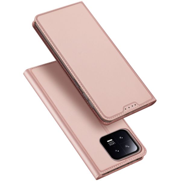 Dux Ducis Slim Softcase Bookcase Xiaomi 13 - Rosé Goud