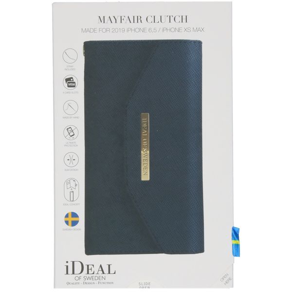 iDeal of Sweden Mayfair Clutch iPhone 11 Pro Max - Donkerblauw