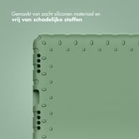 imoshion Kidsproof Backcover met handvat Apple iPad 11 (2025) 11 inch A16 / iPad 10 (2022) 10.9 inch - Olive Green