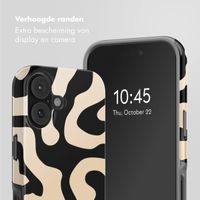 Selencia Vivid Backcover met MagSafe Apple iPhone 17 - Art Wave Black