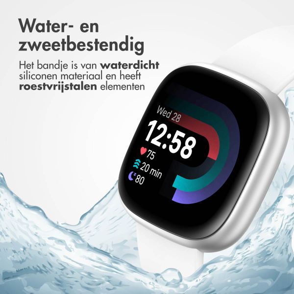 imoshion Siliconen bandje Fitbit Versa / Versa 2 / Versa Lite - Maat L - Wit