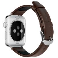 imoshion Effen Lederen bandje Apple Watch Series 1-9 / SE - 38/40
