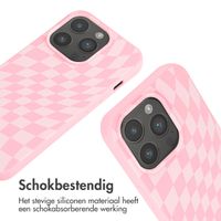 imoshion Siliconen design hoesje met koord Apple iPhone 15 Pro - Retro Pink