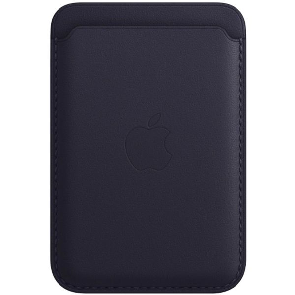 Apple Leather Wallet MagSafe (Apple Wallet 2nd Generation) - with Built-in AirTag Feature - Ink