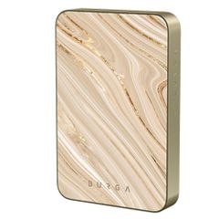 Burga Magnetic Power Bank 5,000 mAh - MagSafe and Qi2 - Full Glam / Gold