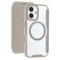 imoshion Transparent Bookcase with MagSafe Apple iPhone 16 - Beige