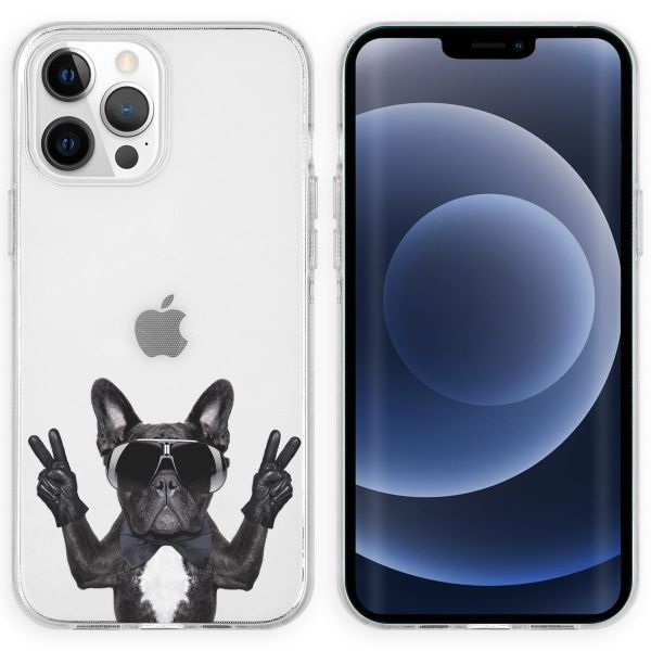 imoshion Design hoesje iPhone 13 Pro - Bulldog - Zwart