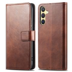 imoshion Luxe Bookcase Samsung Galaxy S25 / S24 - Donkerbruin