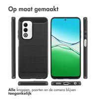 imoshion Brushed Backcover Oppo A5 5G (2025) - Zwart