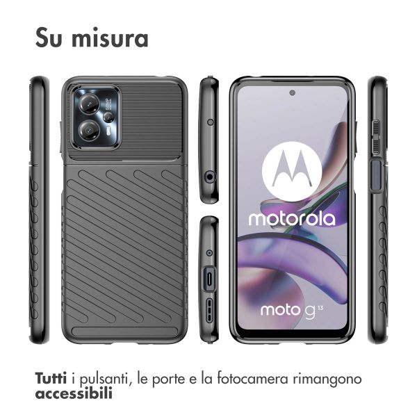 imoshion Thunder Backcover Motorola Moto G13 / G23 - Zwart