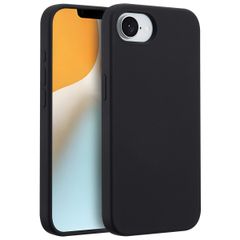 Accezz Liquid Silicone Back Cover with MagSafe Apple iPhone 17e / 16e - Black