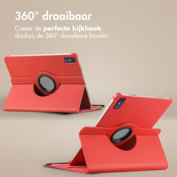 imoshion 360° draaibare Bookcase voor de Lenovo Tab P12 - Rood