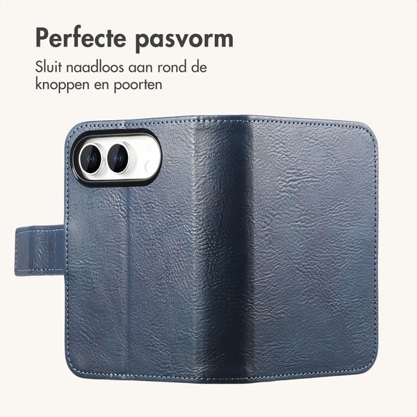imoshion Luxe Bookcase Apple iPhone Duo - Donkerblauw