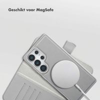 Selencia Olyn Uitneembare Bookcase met MagSafe Samsung Galaxy S25 Ultra - Grijs