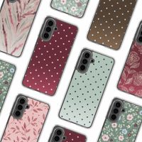 imoshion Design hoesje Samsung Galaxy A18 (4G) / A17 (4G/5G) - Polka Dot Bordeaux