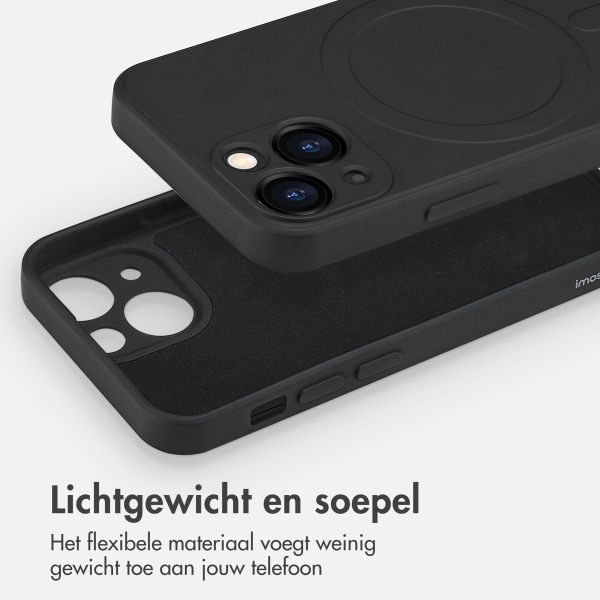 imoshion Color Backcover met MagSafe Apple iPhone 13 Mini - Zwart