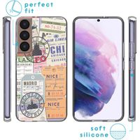 imoshion Design hoesje Samsung Galaxy S22 - Reizen - Multicolor