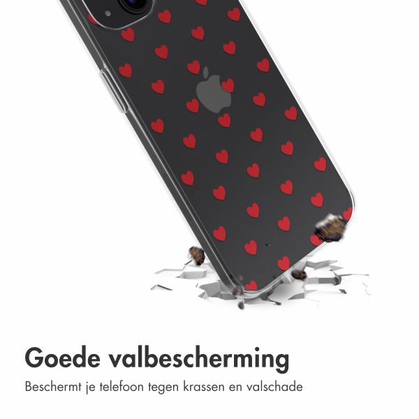 imoshion Design hoesje iPhone 13 - Red Hearts