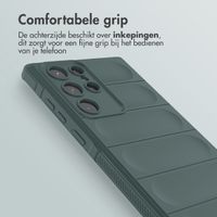 imoshion EasyGrip Backcover Samsung Galaxy S22 Ultra - Donkergroen