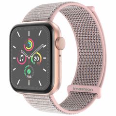 imoshion Nylon bandje Apple Watch Series 1 t/m 11 / SE / Ultra (44/45/46/49 mm) - Sand Pink