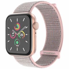 imoshion Nylon⁺ bandje Apple Watch Series 1 t/m 10 / SE / Ultra (2) (44/45/46/49 mm) - Pink Sand