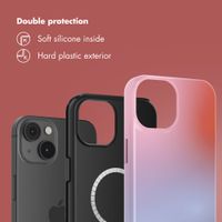 Selencia Vivid Back Cover with MagSafe Apple iPhone 14 - Gradient Soft Blush