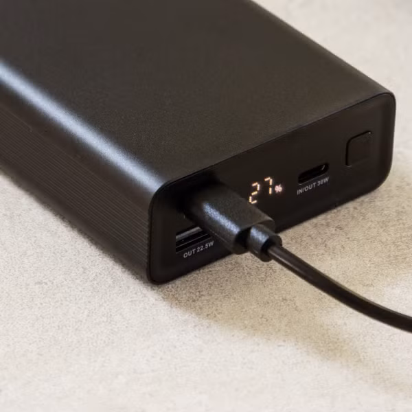 imoshion Ultra Series Aluminium Powerbank 20.000 mAh - Quick Charge en Power Delivery - Zwart