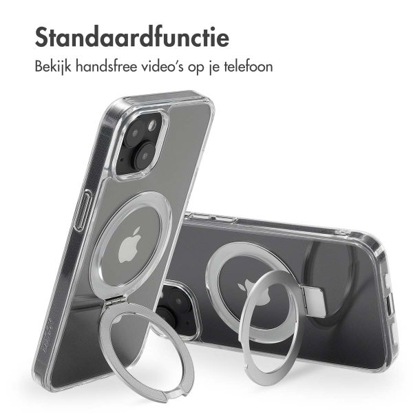 Accezz Ring Stand Backcover met MagSafe Apple iPhone 14 - Transparant