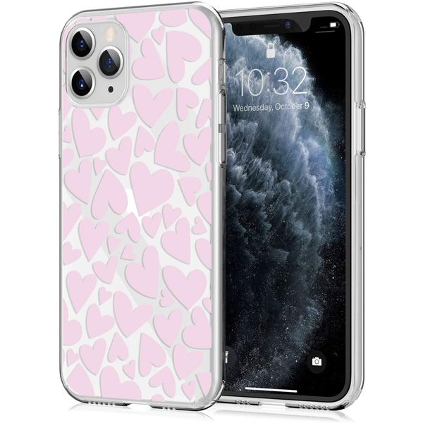 imoshion Design hoesje iPhone 11 Pro - Hartjes - Roze