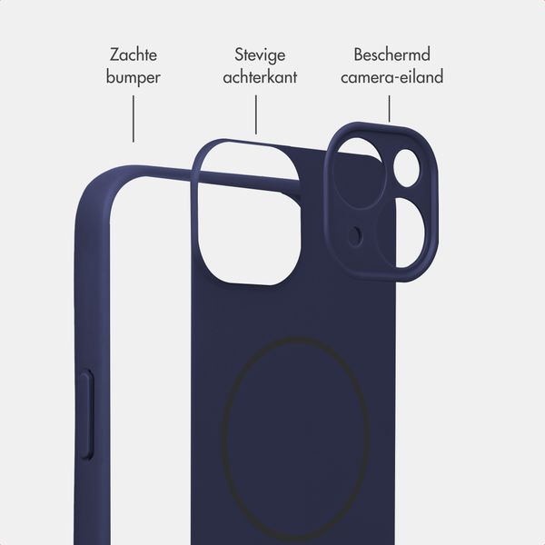 Accezz Grip Backcover met MagSafe Apple iPhone 13 - Donkerblauw