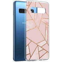 imoshion Design hoesje Samsung Galaxy S10 - Grafisch Koper / Roze