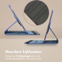 imoshion 360° draaibare Bookcase Apple iPad Air 11 inch (2025) M3 / (2024) M2 / Air 5 (2022) / Air 4 (2020) / Pro 11 (2018/2020) - Donkerblauw