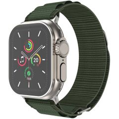 imoshion Nylon Alpine bandje Apple Watch Series 1 t/m 9 / SE (38/40/41 mm) | Series 10 / 11 (42 mm) - Groen