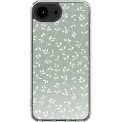 imoshion Design hoesje Apple iPhone 16e - Smoke Green Flowers