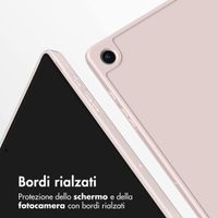 Accezz Smart Silicone Bookcase Samsung Galaxy Tab A9 8.7 inch - Roze