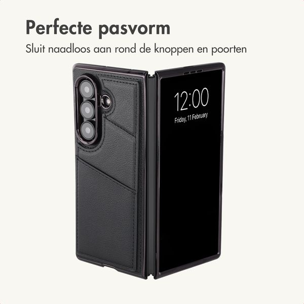 imoshion Kunstleren MagSafe Backcover met Pashouder Samsung Galaxy Z Fold 8 Ultra - Zwart