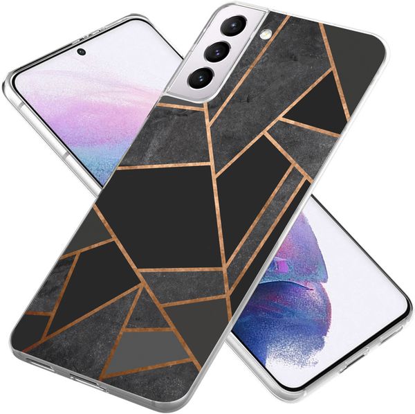 imoshion Design hoesje Samsung Galaxy S21 Plus - Black Graphic