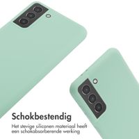 imoshion Siliconen hoesje met koord Samsung Galaxy S21 Plus - Mintgroen