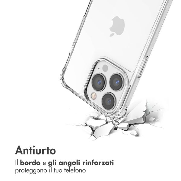 imoshion Backcover met koord + armband Apple iPhone 13 Pro - Parels Hartjes