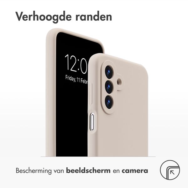 Accezz Liquid Silicone Backcover Samsung Galaxy A18 (4G) - Stone